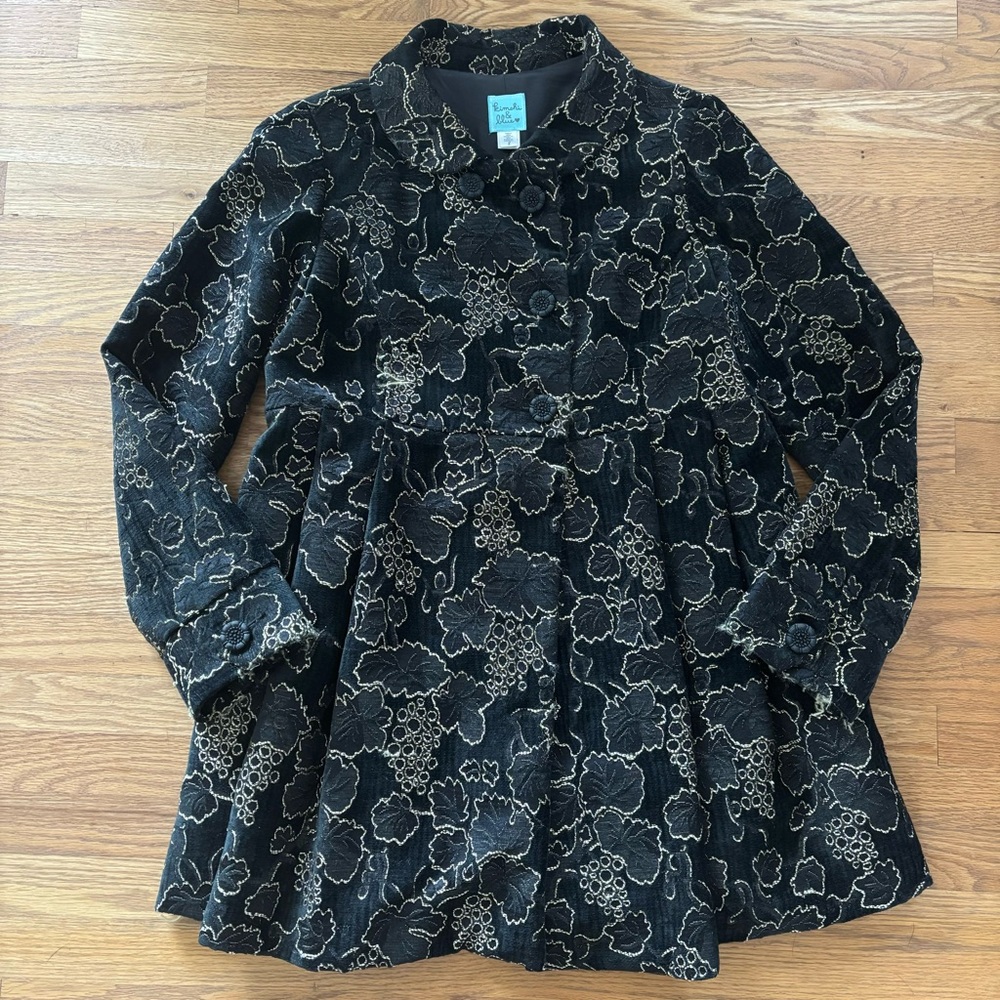 Black Floral Women's Jacket